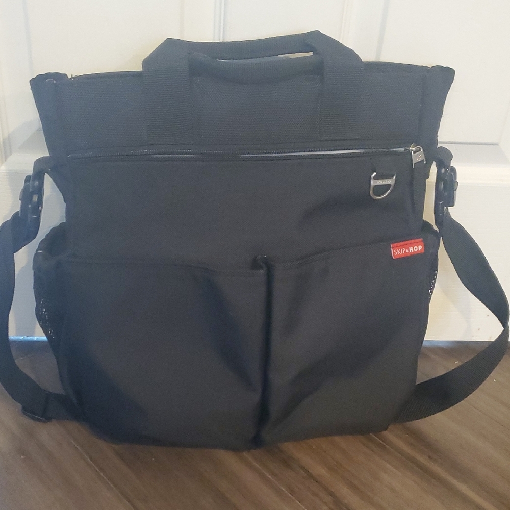 Black Diaper Bag Tote Bag